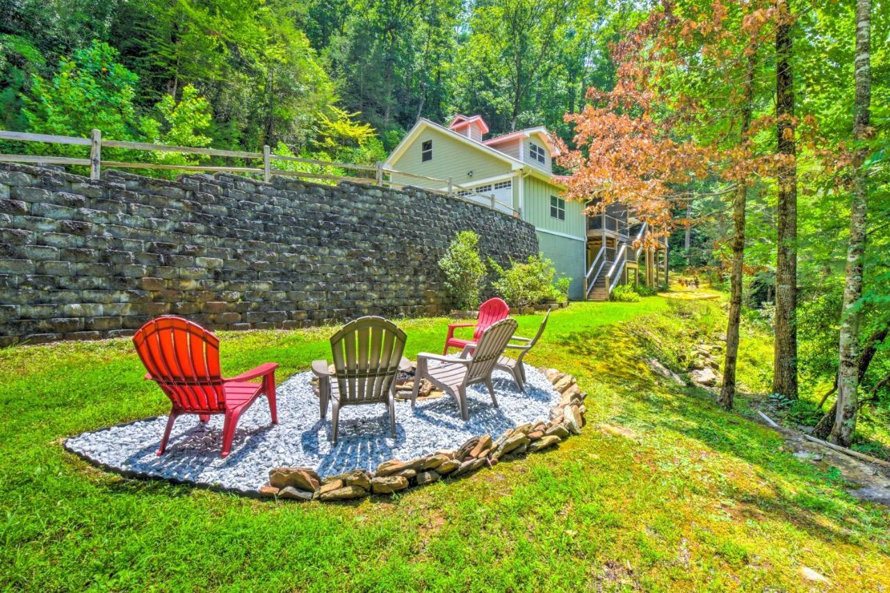Cozy Riverside Dahlonega Home With Kayaks And Fire Pit 外观 照片